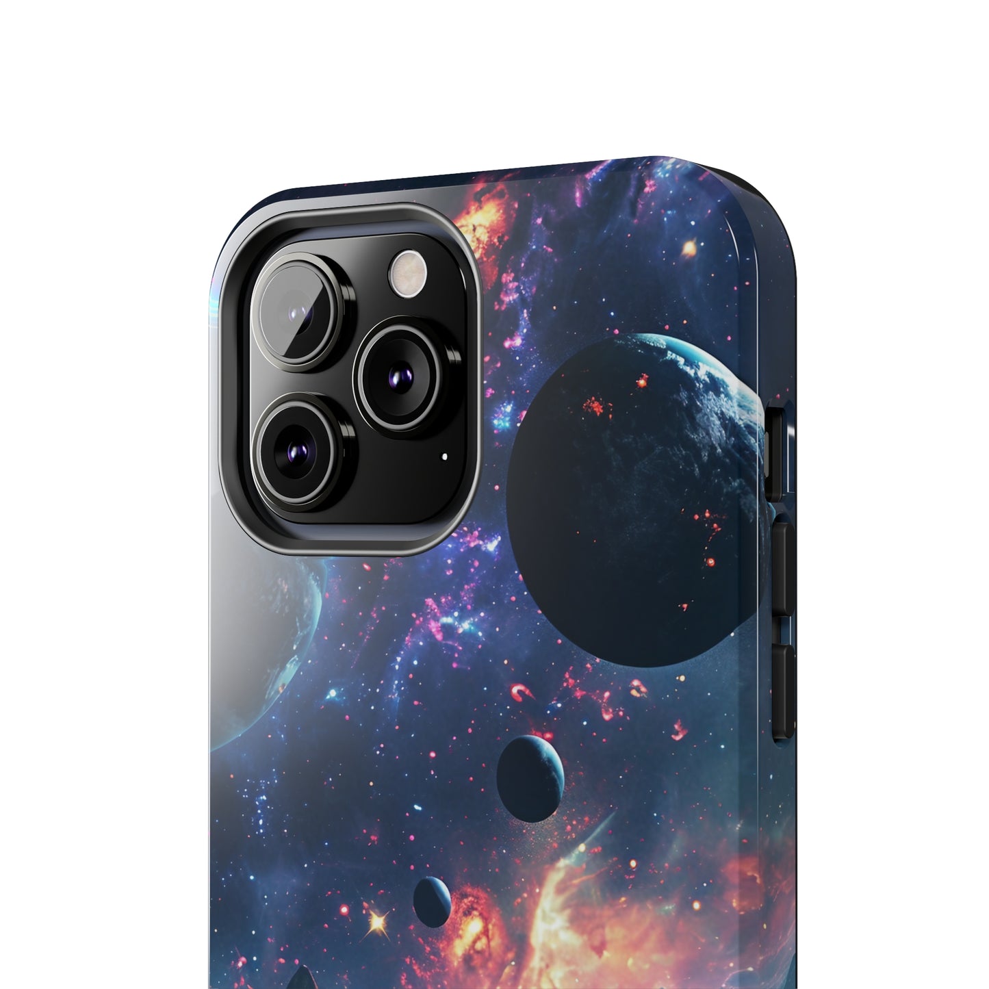 Galaxy Themed Digital print Design Tough Phone Case compatible with a large variety of iPhone models, Gift, Phone Case