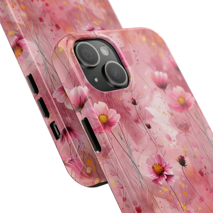 Pastel Grunge Floral pattern iPhone Case, Aesthetic Phone Cover, Artsy Floral Design, Protective Phone Cover compatible with a large variety of iPhone models, Phone Case, Gift