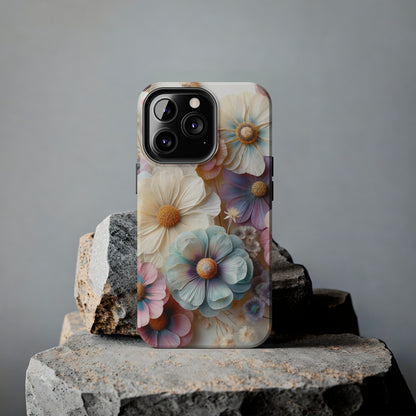 Beautiful Spring Flower Bouquet Digital print Design Tough Phone Case compatible with a large variety of iPhone models, Gift, Phone Case