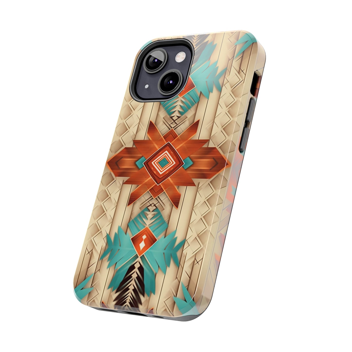 Beautiful Native American Pattern Design Tough Phone Case compatible with a large variety of iPhone models, Gift, Phone Case