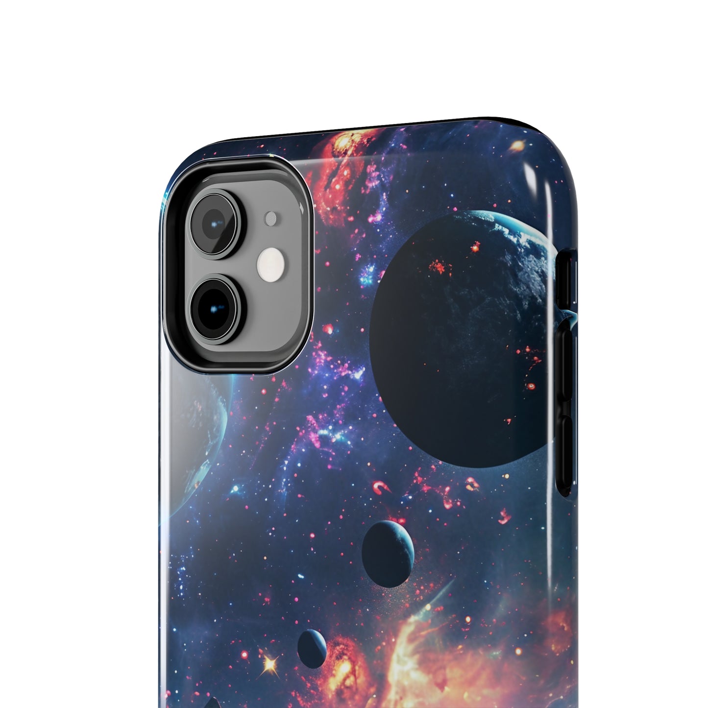 Galaxy Themed Digital print Design Tough Phone Case compatible with a large variety of iPhone models, Gift, Phone Case