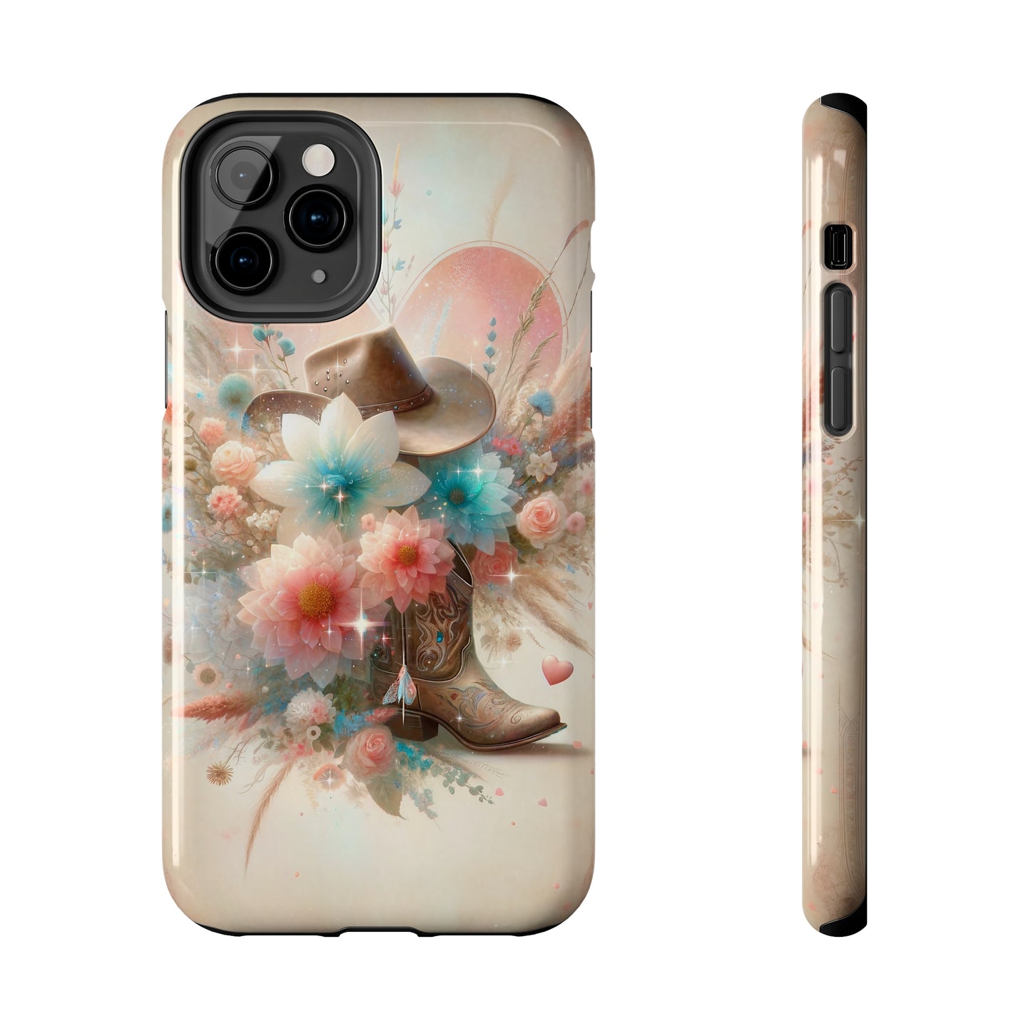 Western Boho Pattern Design Tough Phone Case compatible with a large variety of iPhone models, Gift, Phone Case