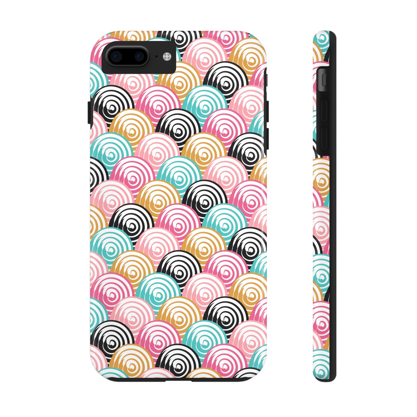 Rainbow Swirls Pattern design Tough Phone Case compatible with a large variety of iphone models