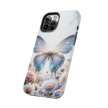 Fantasy Butterfly and Floral design Tough Phone Case compatible with a large variety of iphone models