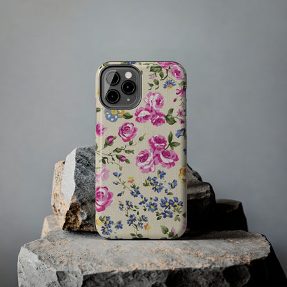 Western Pink Roses Design Tough Phone Case compatible with a large variety of iphone models