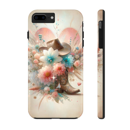 Western Boho Pattern Design Tough Phone Case compatible with a large variety of iPhone models, Gift, Phone Case