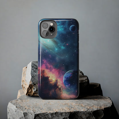 Galaxy pattern Digital print Design Tough Phone Case compatible with a large variety of iPhone models, Gift, Phone Case