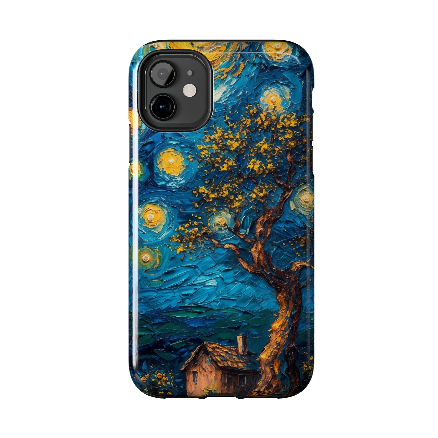 Yellow Dreamy Artistic Sky Design Tough Phone Case