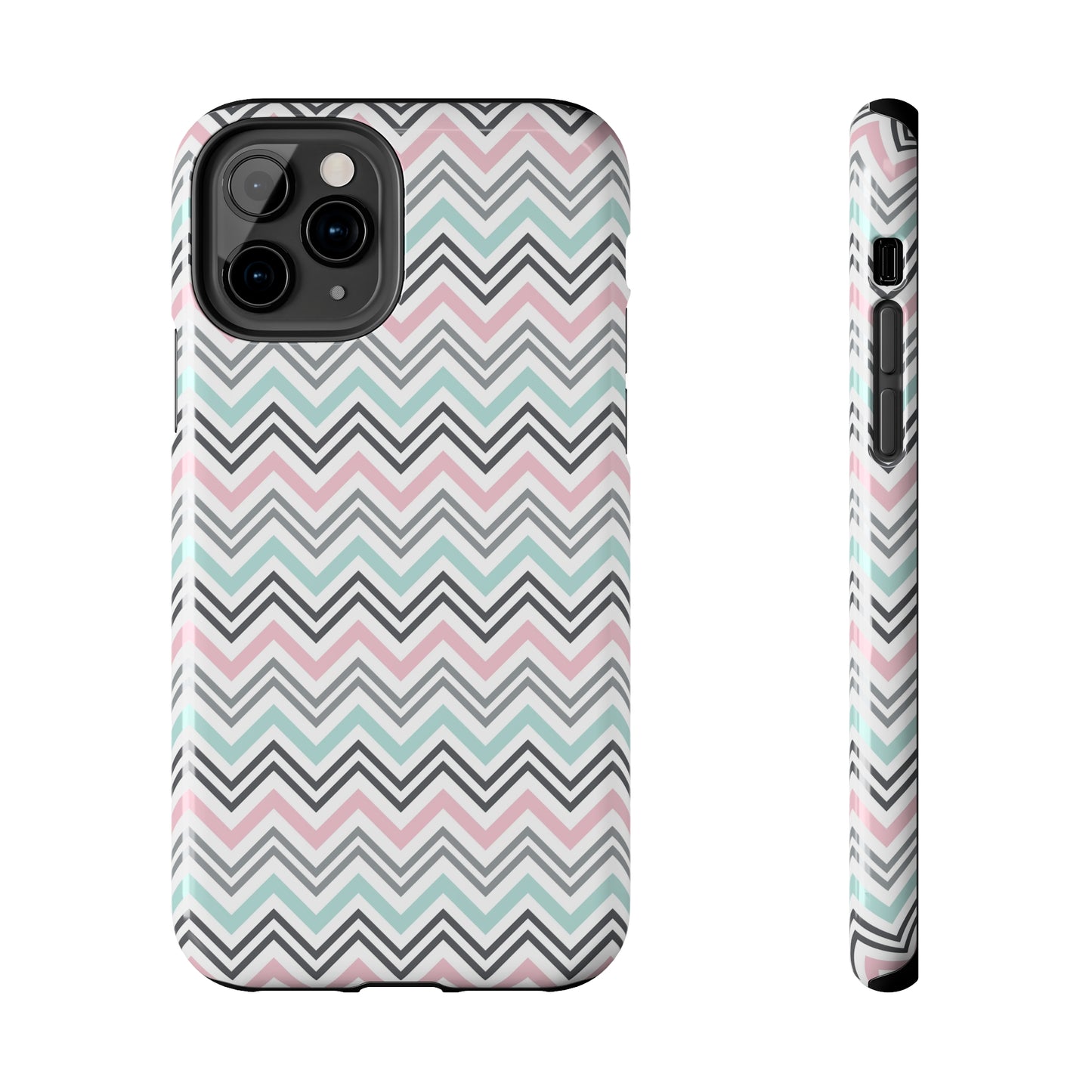 Pastel Chevron print design Tough Phone Case compatible with a large variety of iphone models