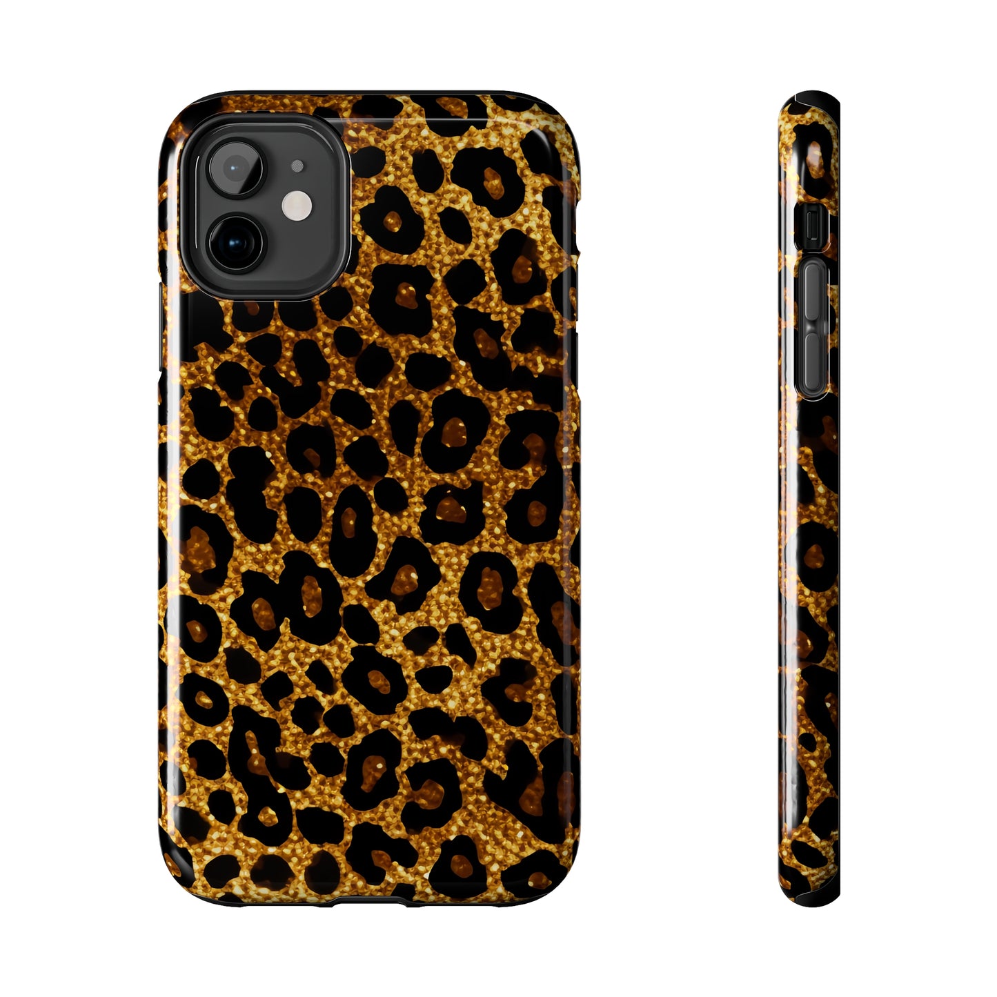 Cheetah Print design Tough Phone Case compatible with a large variety of iPhone models, Birthday Gift, Phone Case