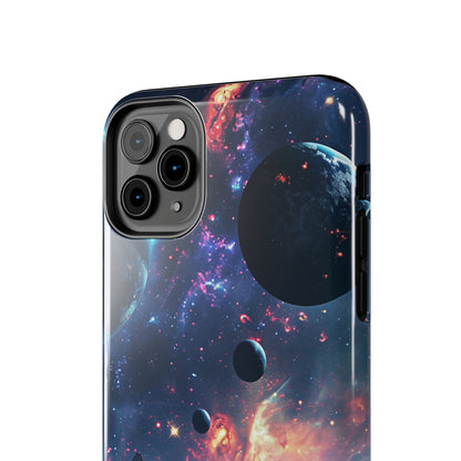 Galaxy Themed Digital print Design Tough Phone Case compatible with a large variety of iPhone models, Gift, Phone Case