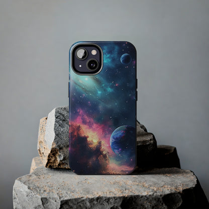 Galaxy pattern Digital print Design Tough Phone Case compatible with a large variety of iPhone models, Gift, Phone Case