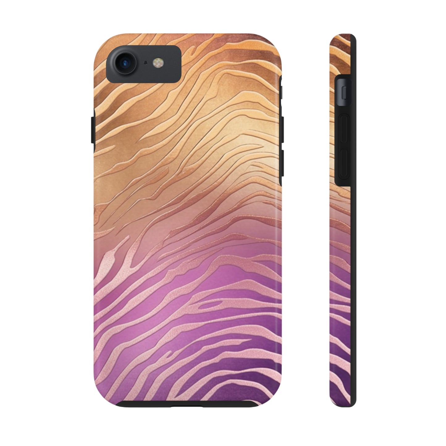 Modern Twist Zebra print design Phone Case- Lightweight, Impact Resistant Cover for iPhone 6, 6s, 12, 13, 14, 15