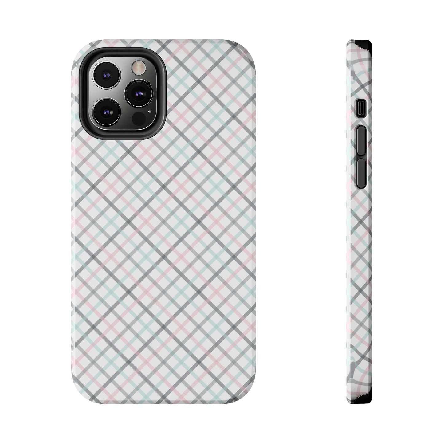 Multicolor Striped Pattern design Tough Phone Case compatible with a large variety of iphone models