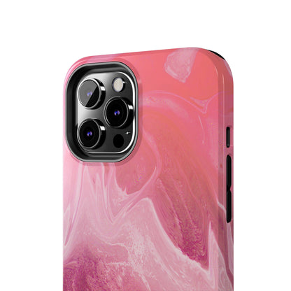 Pink Marble Design Tough Phone Case compatible with a large variety of iphone models, Gift, Phone Case