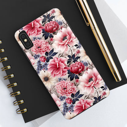 Elegant Blooms Digital print Design Tough Phone Case compatible with a large variety of iPhone models, Gift, Phone Case