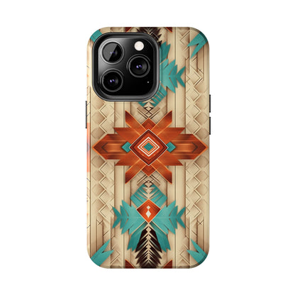 Beautiful Native American Pattern Design Tough Phone Case compatible with a large variety of iPhone models, Gift, Phone Case