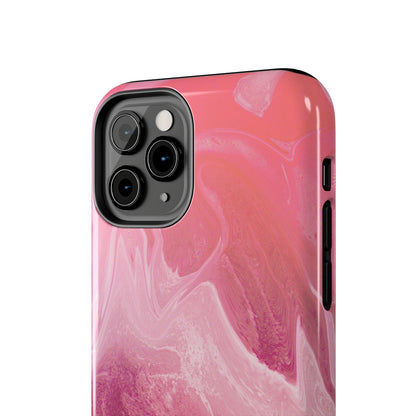 Pink Marble Design Tough Phone Case compatible with a large variety of iphone models, Gift, Phone Case