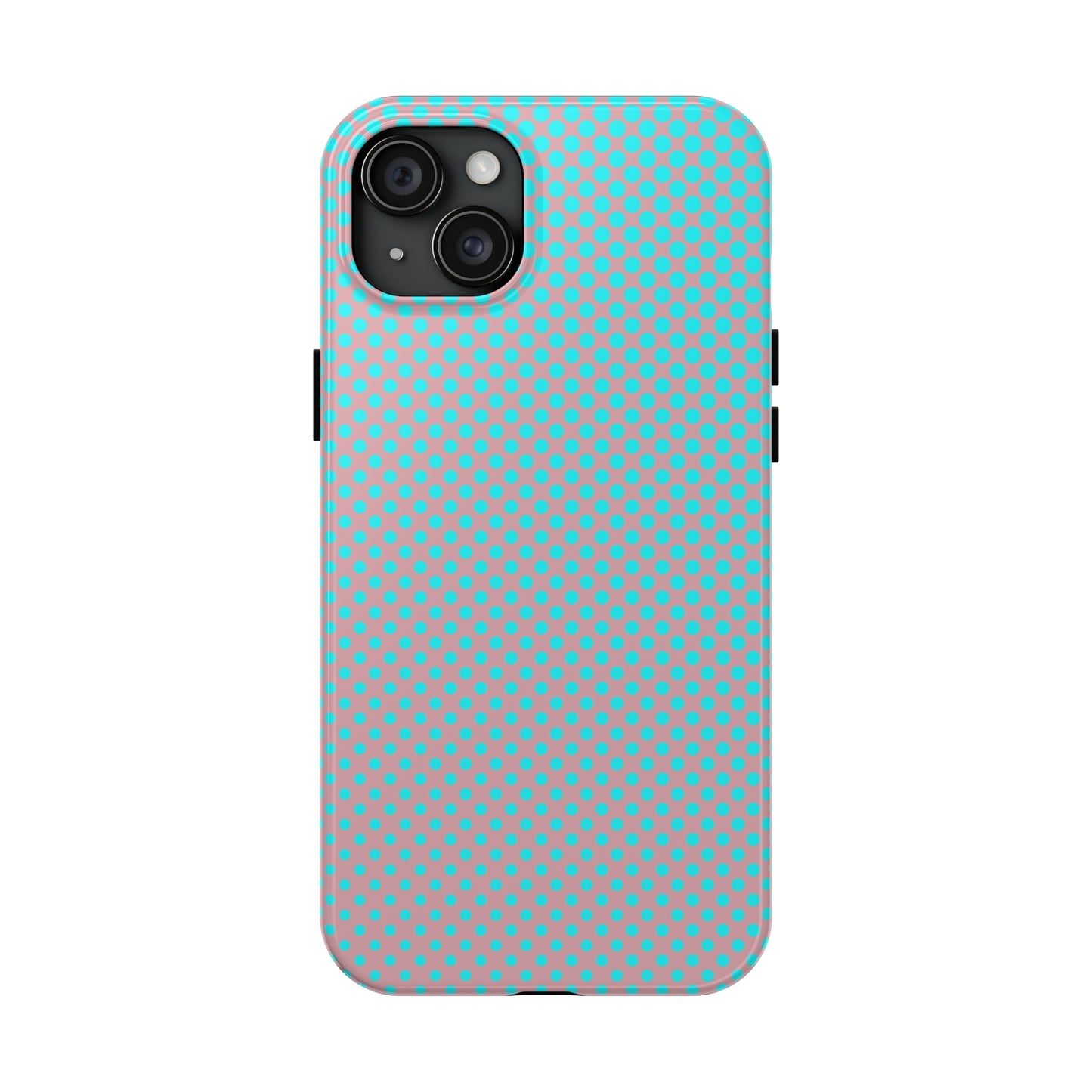 Pink and Blue Ombre Polka Dot Design Tough Phone Case compatible with a large variety of iphone models, Gift, Phone Case