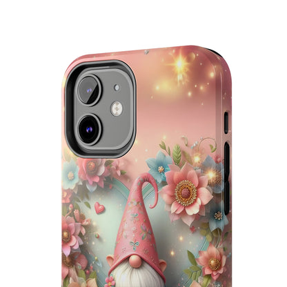 Super Cute Gnome Digital print Design Tough Phone Case compatible with a large variety of iPhone models, Gift, Phone Case