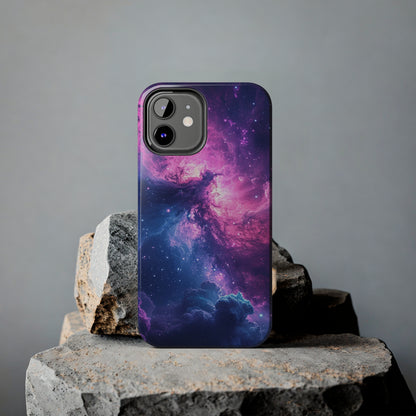 Cosmic Landscape Starry Night Design Phone Case- Lightweight, Impact Resistant Cover for iPhone 6, 6s, 12, 13, 14, 15