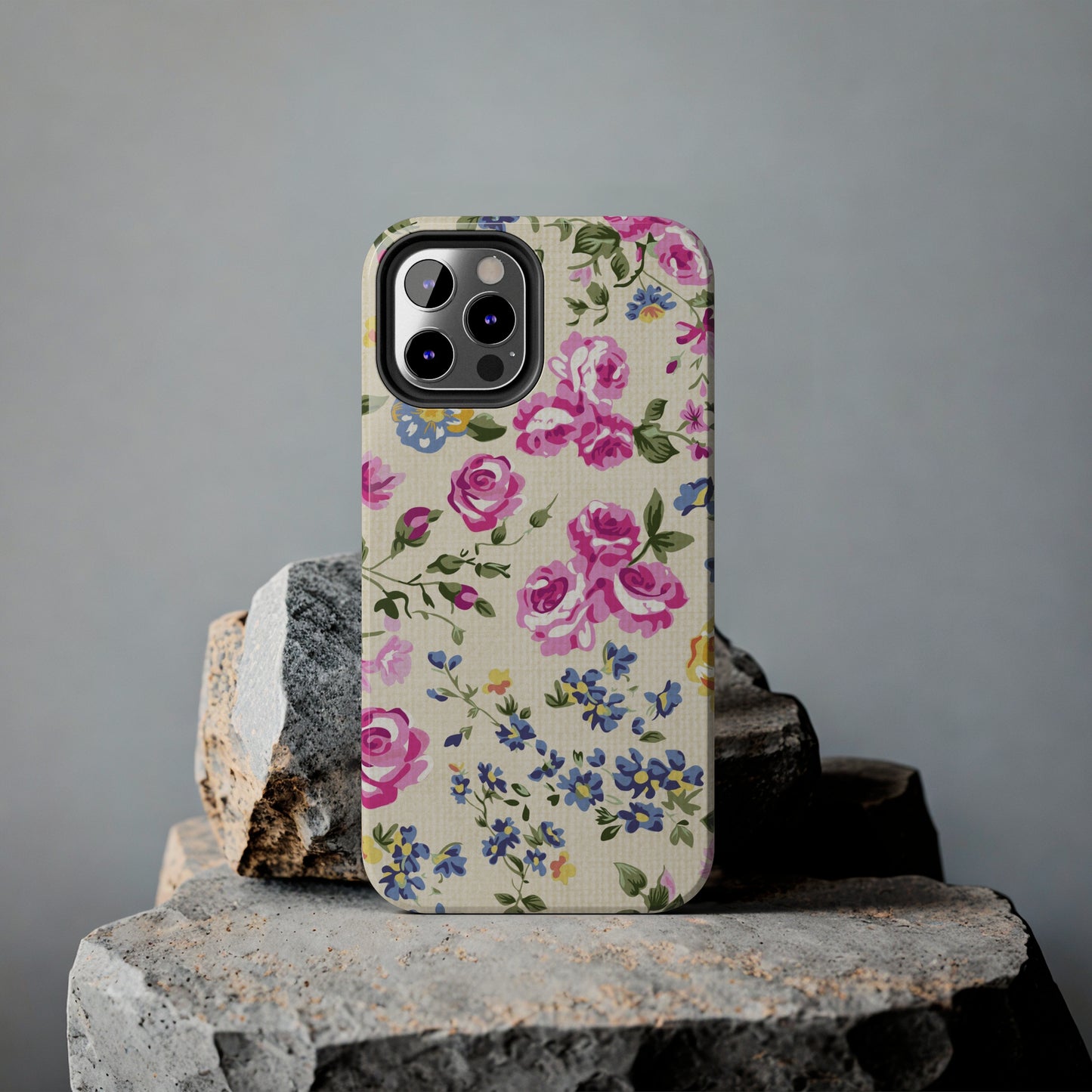 Western Pink Roses Design Tough Phone Case compatible with a large variety of iphone models