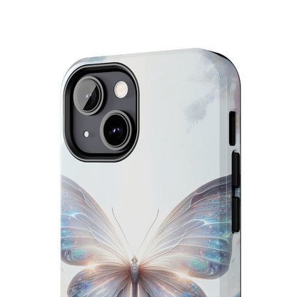 Fantasy Butterfly and Floral design Tough Phone Case compatible with a large variety of iphone models