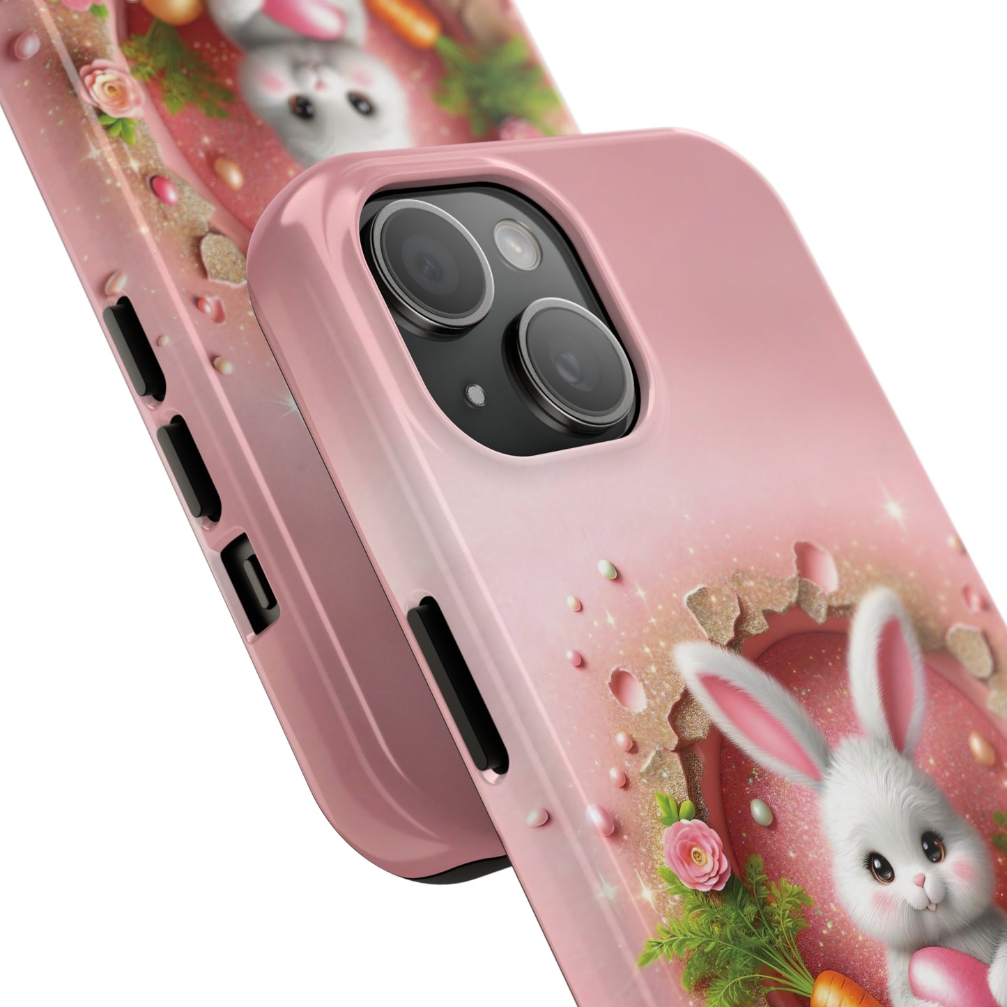 Easter Bunny Hole in the Wall design Tough Phone Case compatible with a large variety of iphone models