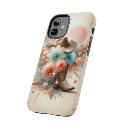 Western Boho Pattern Design Tough Phone Case compatible with a large variety of iPhone models, Gift, Phone Case