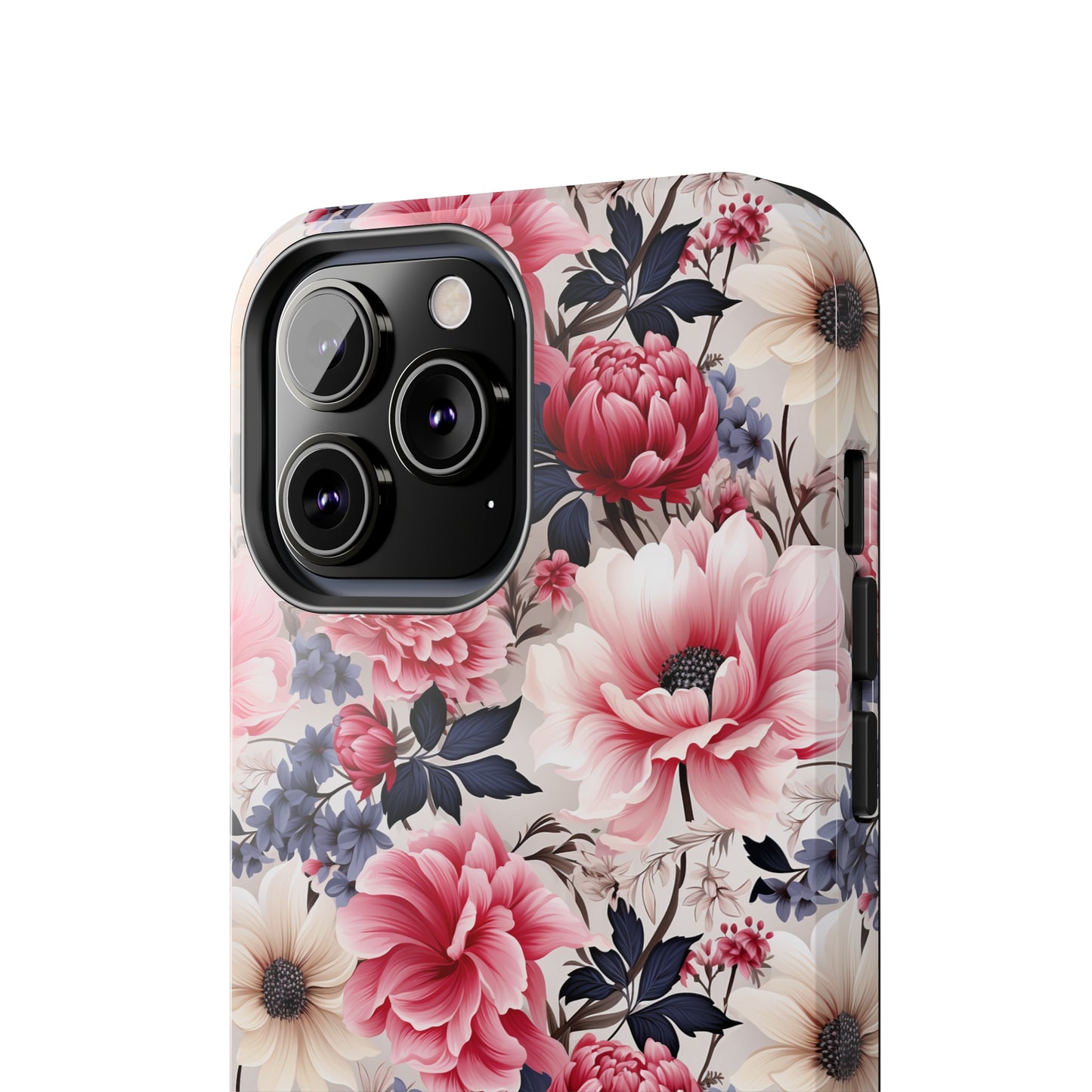 Elegant Blooms Digital print Design Tough Phone Case compatible with a large variety of iPhone models, Gift, Phone Case