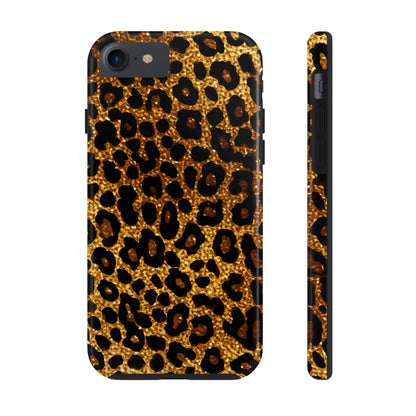 Cheetah Print design Tough Phone Case compatible with a large variety of iPhone models, Birthday Gift, Phone Case