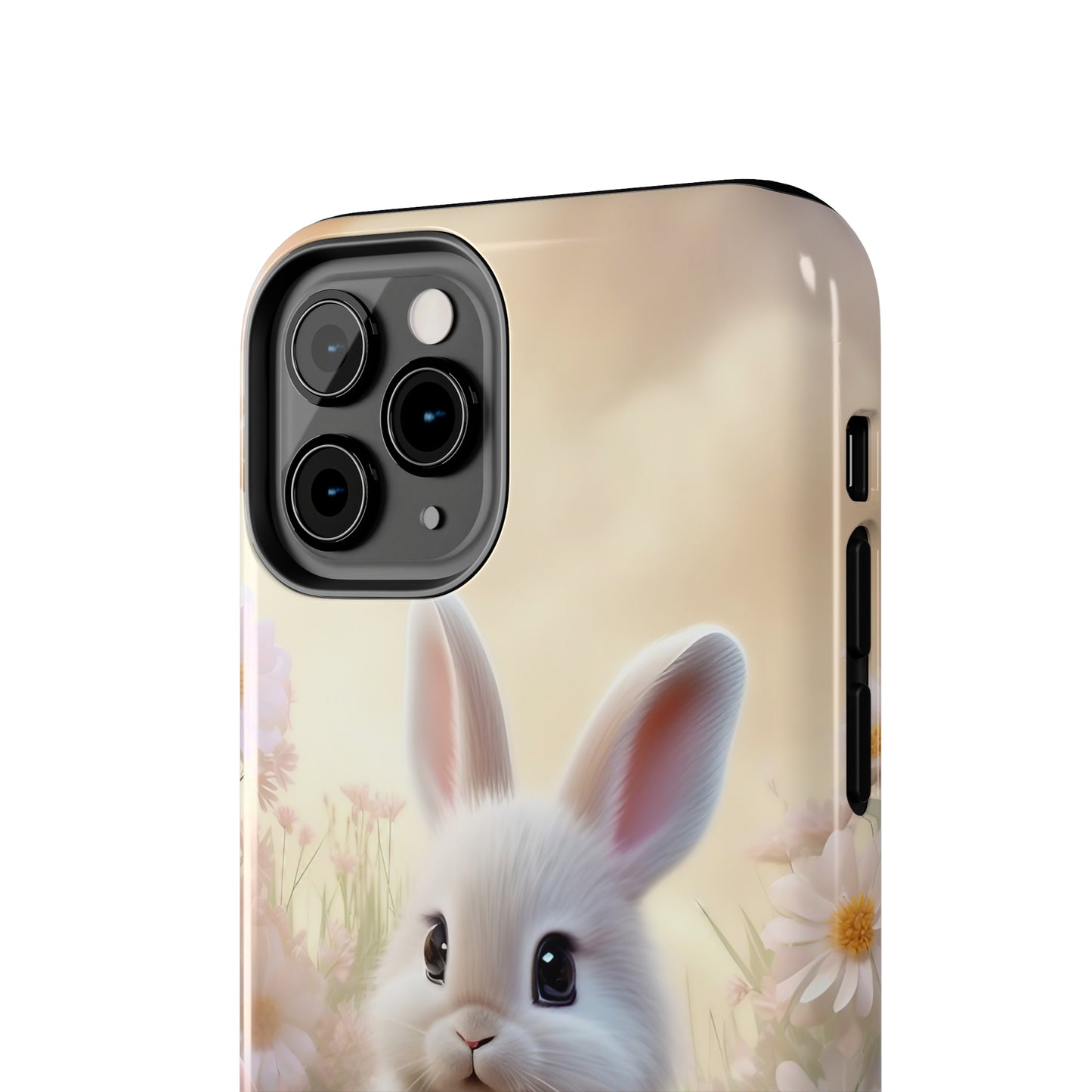 Cute Easter Bunny Pattern Design Tough Phone Case compatible with a large variety of iPhone models, Gift, Phone Case