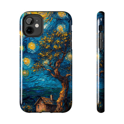 Yellow Dreamy Artistic Sky Design Tough Phone Case