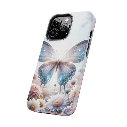 Fantasy Butterfly and Floral design Tough Phone Case compatible with a large variety of iphone models