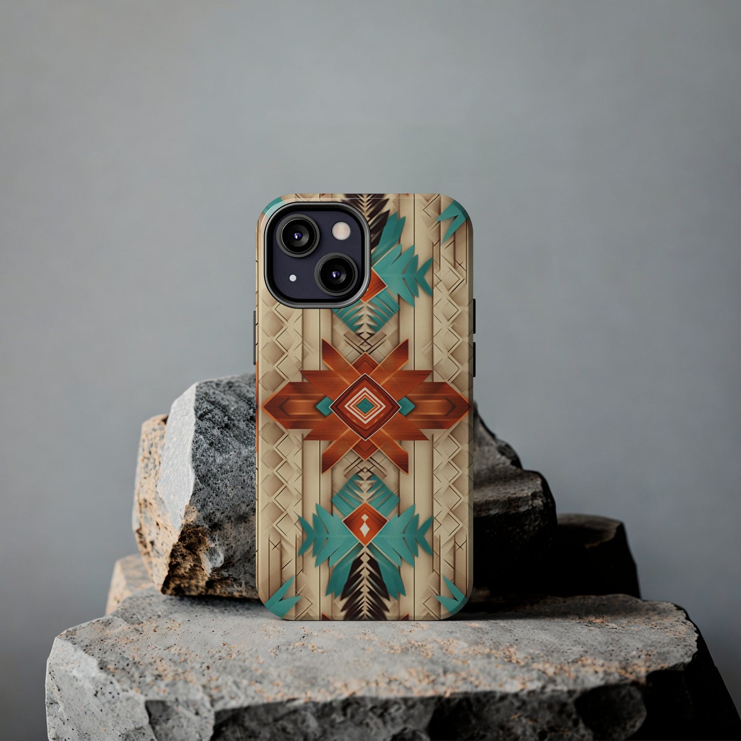 Beautiful Native American Pattern Design Tough Phone Case compatible with a large variety of iPhone models, Gift, Phone Case