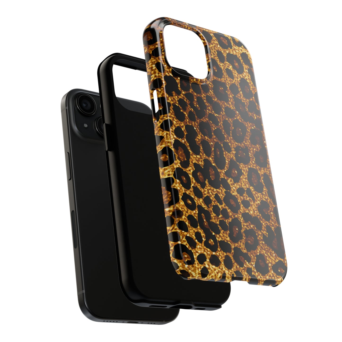 Cheetah Print design Tough Phone Case compatible with a large variety of iPhone models, Birthday Gift, Phone Case