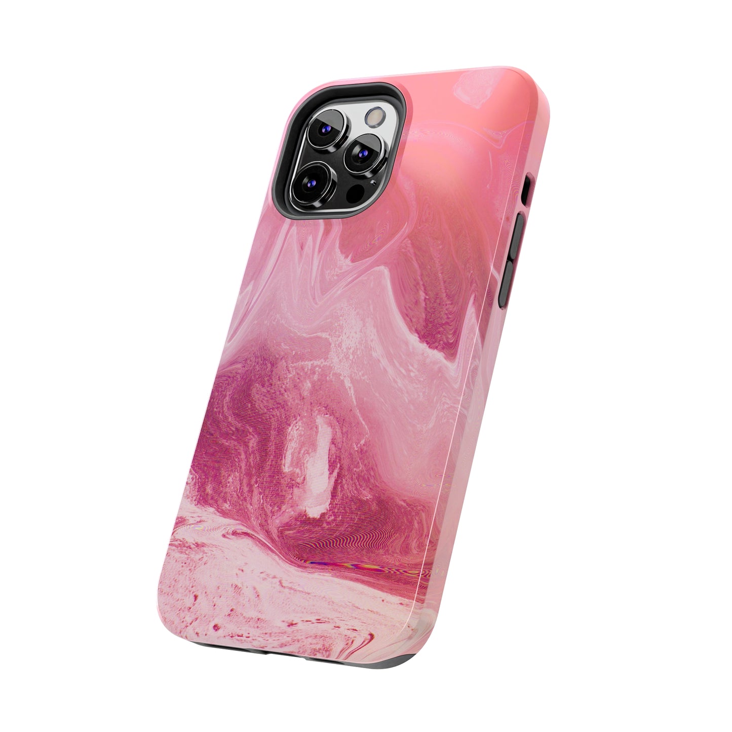 Pink Marble Design Tough Phone Case compatible with a large variety of iphone models, Gift, Phone Case