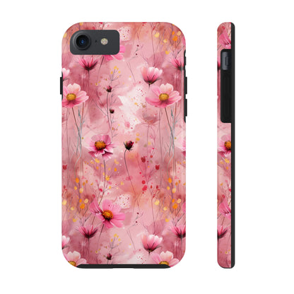 Pastel Grunge Floral pattern iPhone Case, Aesthetic Phone Cover, Artsy Floral Design, Protective Phone Cover compatible with a large variety of iPhone models, Phone Case, Gift