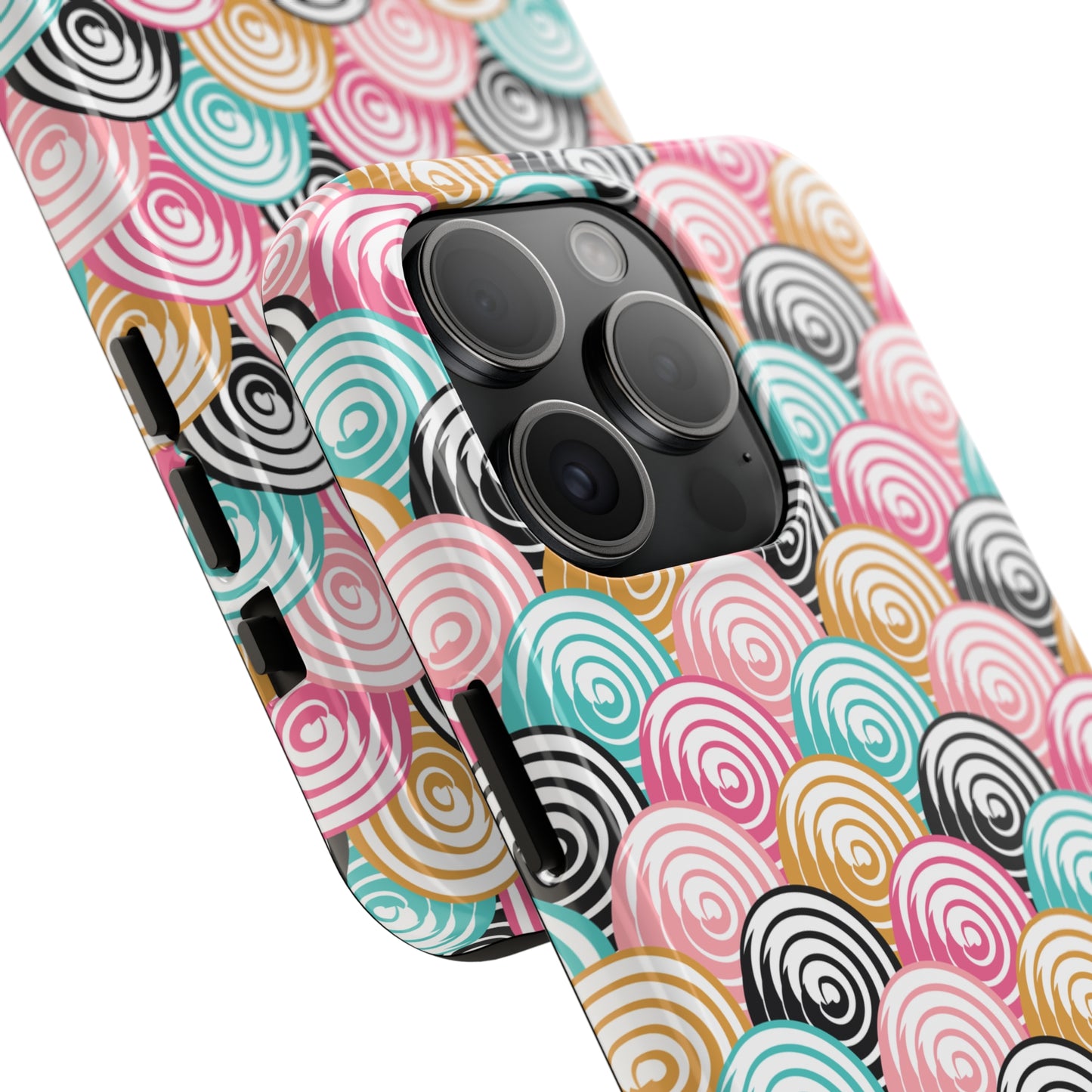 Rainbow Swirls Pattern design Tough Phone Case compatible with a large variety of iphone models