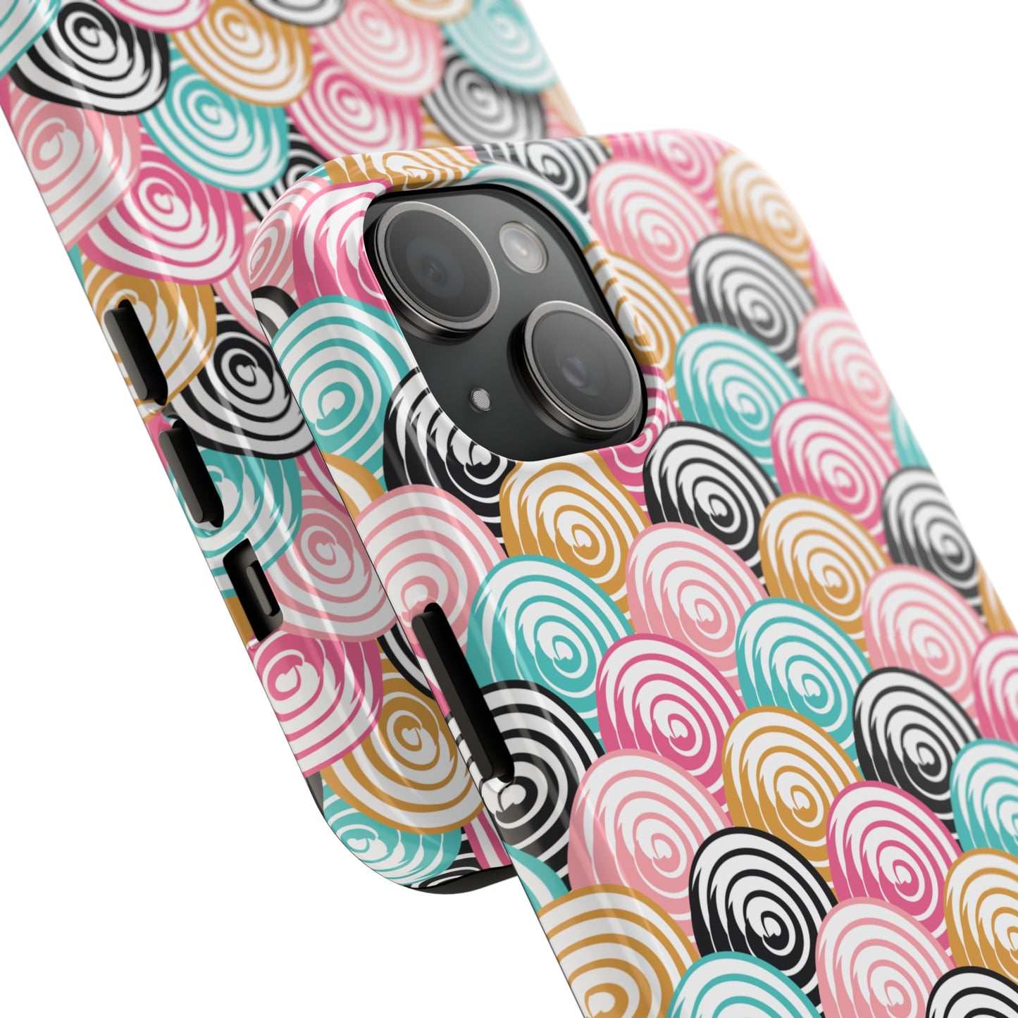 Rainbow Swirls Pattern design Tough Phone Case compatible with a large variety of iphone models