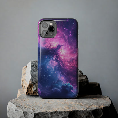 Cosmic Landscape Starry Night Design Phone Case- Lightweight, Impact Resistant Cover for iPhone 6, 6s, 12, 13, 14, 15