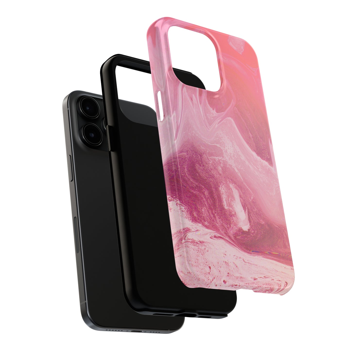 Pink Marble Design Tough Phone Case compatible with a large variety of iphone models, Gift, Phone Case