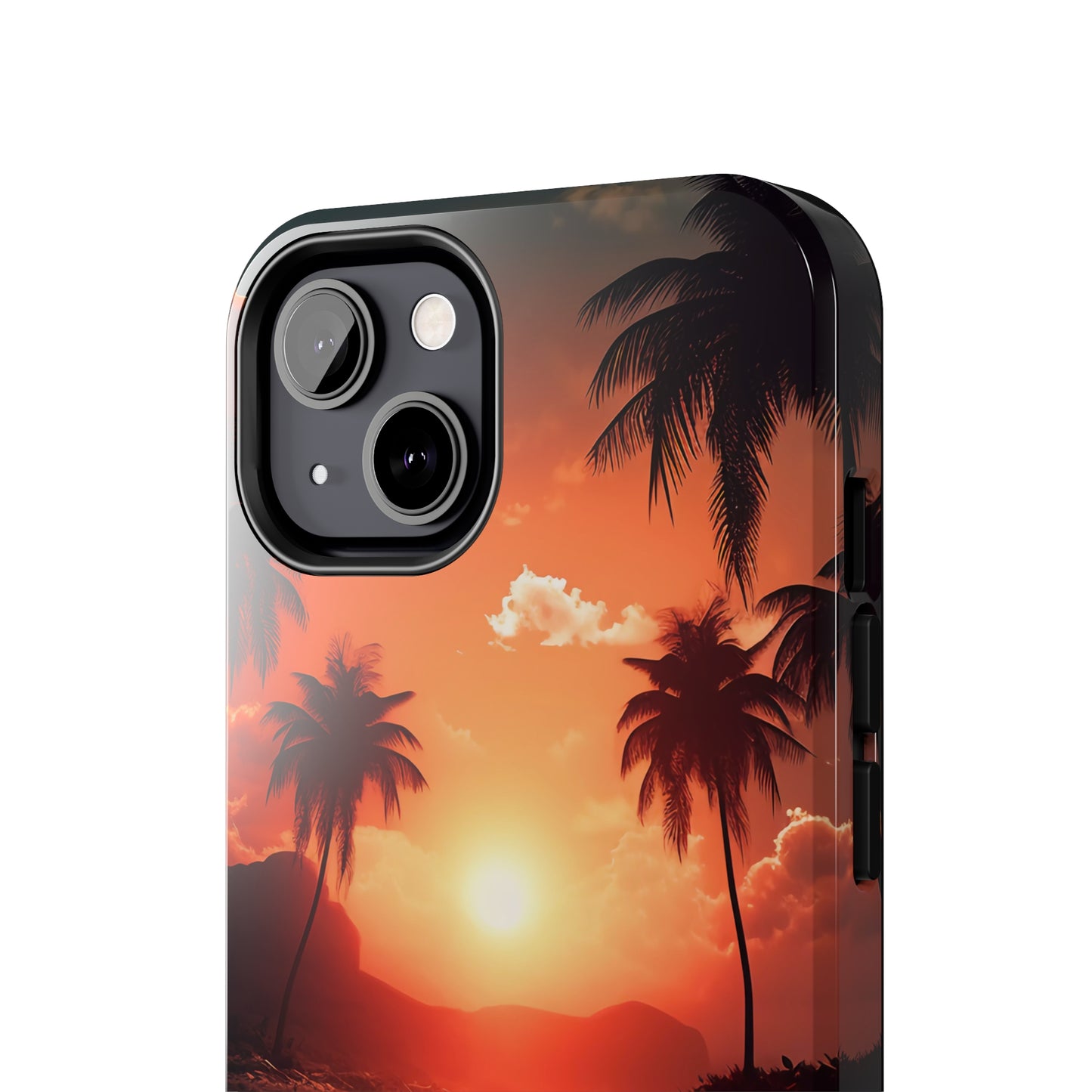 Sunset Beach Design iPhone Case, Beautiful Beach Scene, Artsy Surf Design, Protective Phone Cover compatible with a large variety of iPhone models, Phone Case, Gift