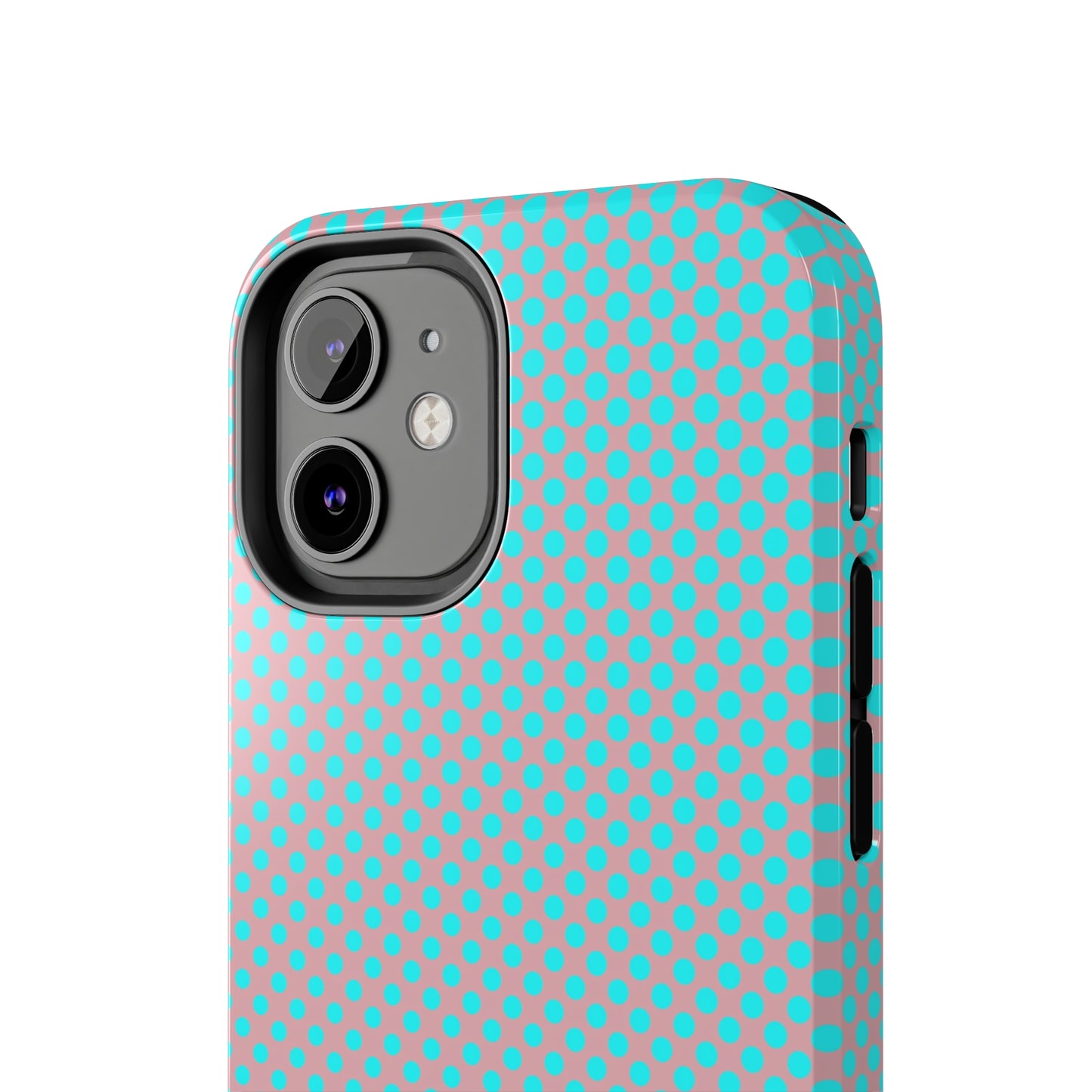 Pink and Blue Ombre Polka Dot Design Tough Phone Case compatible with a large variety of iphone models, Gift, Phone Case