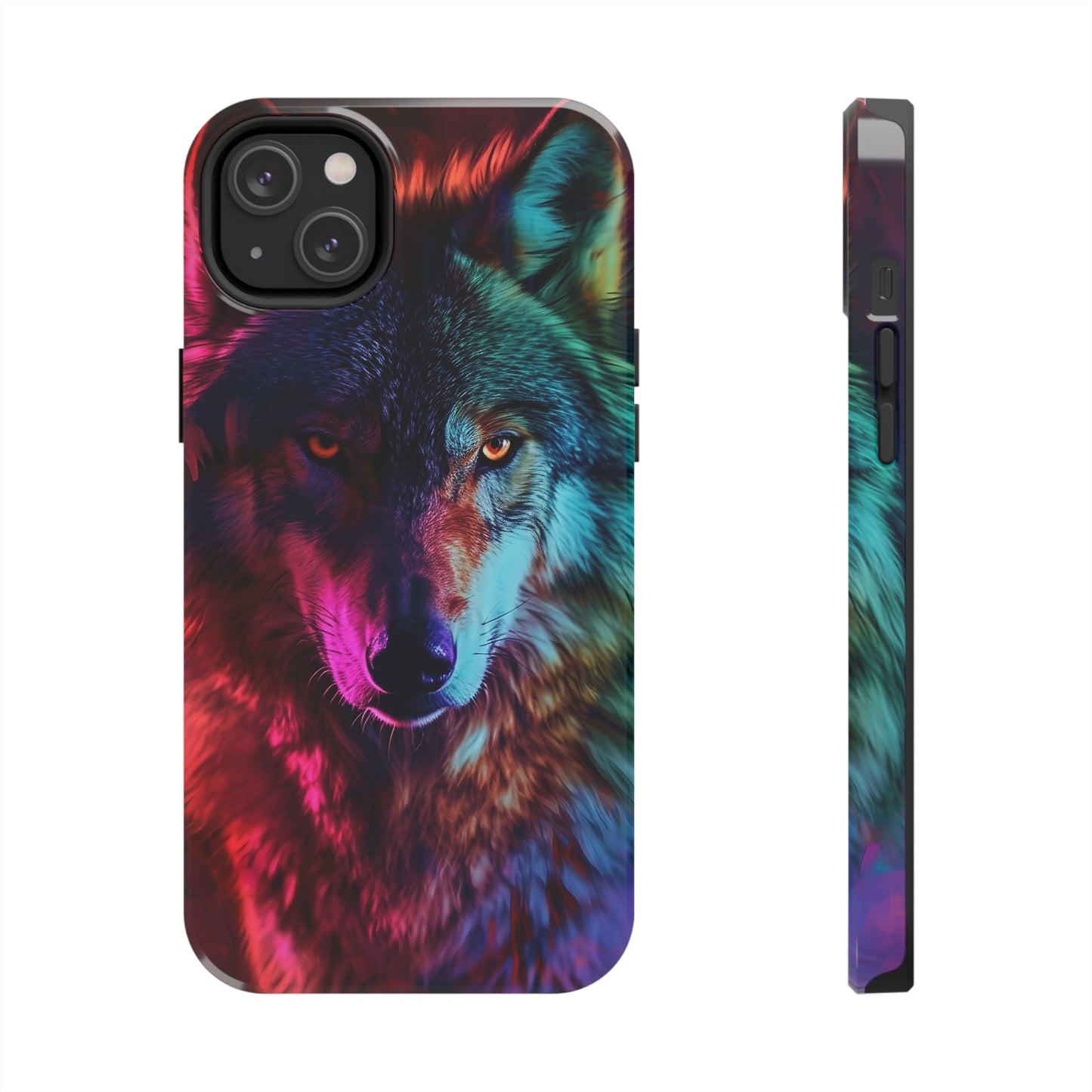 Wolf Digital print Design Tough Phone Case compatible with a large variety of iPhone models, Gift, Phone Case