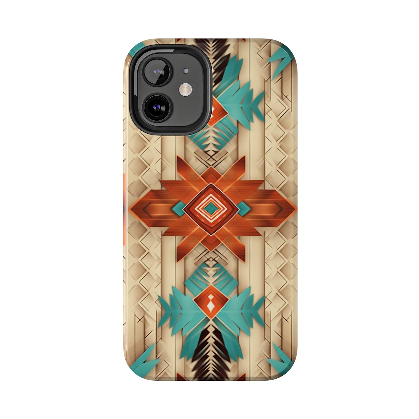 Beautiful Native American Pattern Design Tough Phone Case compatible with a large variety of iPhone models, Gift, Phone Case