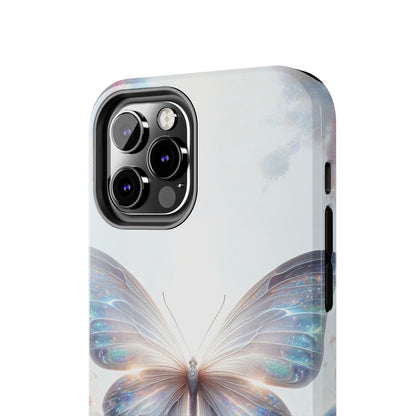 Fantasy Butterfly and Floral design Tough Phone Case compatible with a large variety of iphone models