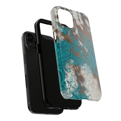 Western Cow Print Design  Phone Case- Lightweight, Impact Resistant Cover for iPhone 6, 6s, 12, 13, 14, 15