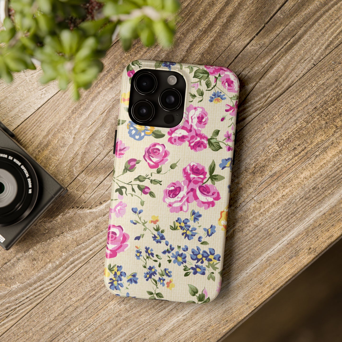 Western Pink Roses Design Tough Phone Case compatible with a large variety of iphone models