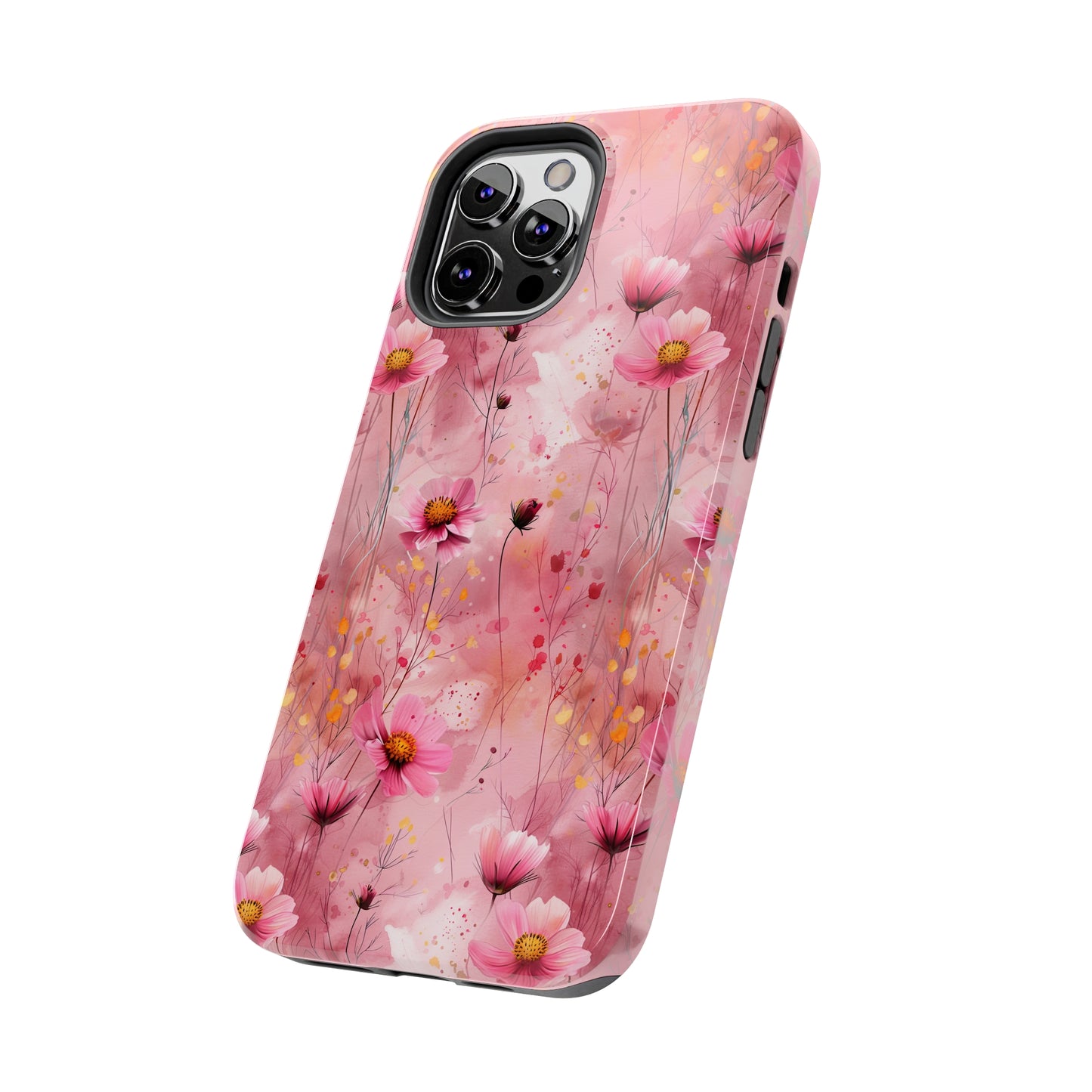 Pastel Grunge Floral pattern iPhone Case, Aesthetic Phone Cover, Artsy Floral Design, Protective Phone Cover compatible with a large variety of iPhone models, Phone Case, Gift